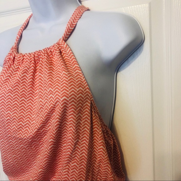 Gap Halter Coral Maxi Dress - Picture 3 of 10